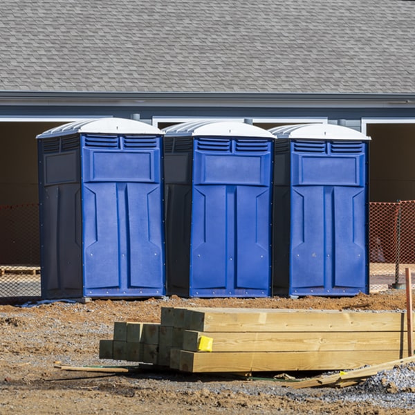 are there different sizes of portable toilets available for rent in Gainesville MO